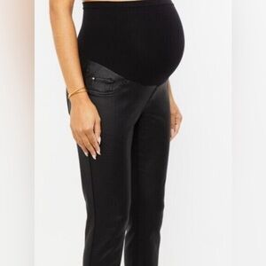 Maternity Indigo Blue  Secret Fit Belly Skinny Leg Jeans Black Size L